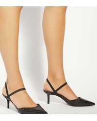 Dune - Wide Fit Classical Slingbacks - Lyst