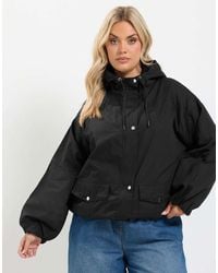 Yours Clothing - Zip Through Utility Jacket - Lyst