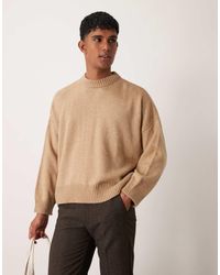 ASOS - Super Oversized Boxy Fit Fluffy Knitted Jumper - Lyst
