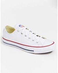 Converse Chuck Taylor All Star Leather Ox for Women - Up to 40% off | Lyst