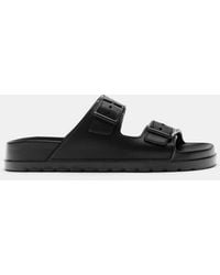 Pull&Bear - Buckle Flat Sandals - Lyst
