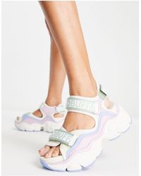 Geest bovenste Actief Buffalo-Platte sandalen voor dames | Online sale met kortingen tot 65% |  Lyst NL