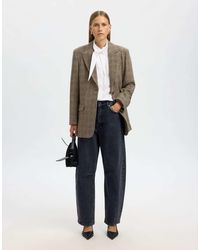 SELECTED - Barrel Fit Jeans - Lyst