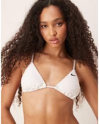 Nike - Nike Terry Triangle Bikini Top - Lyst