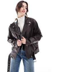 Cotton On - – roman – bikerjacke aus kunstleder - Lyst