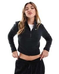 Nike - Phoenix Plush Half Zip Long Sleeve Top - Lyst