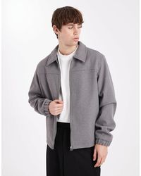 JJ Rebel - Veste brossée à zip - Lyst