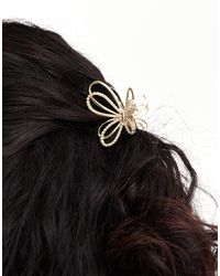 ASOS - Hair Claw With Faux Pearl Butterfly Design - Lyst