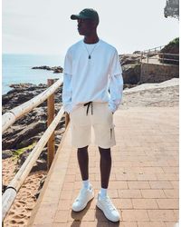 Bershka - Regular Cargo Bermuda Shorts - Lyst
