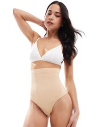 Bye Bra - Onzichtbare Corrigerende String Met Hoge Taille - Lyst