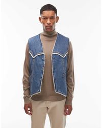 Levi's - Denim Vest With Repreve Lining - Lyst