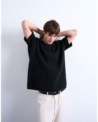 TOPMAN - Oversized Fit Knitted Crew Neck Tank - Lyst