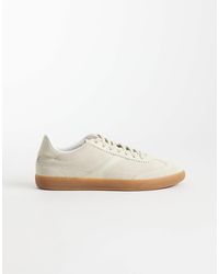 Mango - Suede Mix Rubber Sole Sneakers - Lyst