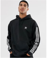 tommy hilfiger men's lock up logo hoodie