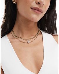Pieces - – mehrreihige halskette - Lyst