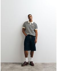 Liquor N Poker - Fireman Buckle Denim Jorts - Lyst