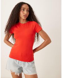 ASOS - – nahtloses figurformendes t-shirt - Lyst