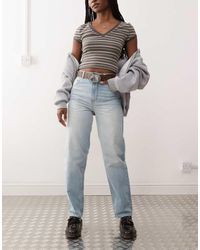Reclaimed (vintage) - Vaqueros De Corte Recto Y Estilo Años 90 Con Lavado Azul Claro De - Lyst