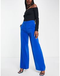 Jdy - High Waisted Wide Leg Tailored Trousers - Lyst