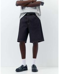 Pull&Bear - Bermuda décontracté baggy en jean - Lyst