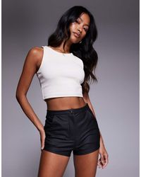 Ann Summers - Plain Pu Short - Lyst