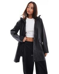 ONLY - Hooded Raincoat - Lyst