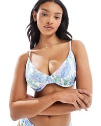 Hollister - Curvy Underwire Bikini Top Co-ord - Lyst
