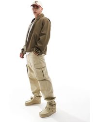 Wrangler - – casey jones – workwear – locker geschnittene cargohose aus twill - Lyst