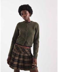 Brave Soul - Crew Neck Cardigan - Lyst
