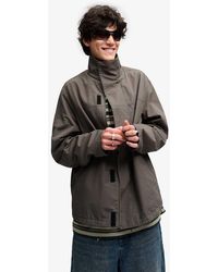 Bench x Superdry & Co - High Neck Ripstop Jacket - Lyst