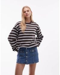 Levi's - Button Front Denim Skort - Lyst