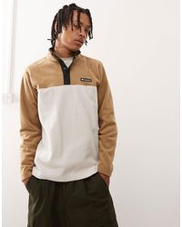 Columbia - – steens mountain half snap ii – fleece-sweatshirt - Lyst