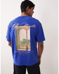Jack & Jones - Oversized T-shirt With Scenic Backprint - Lyst