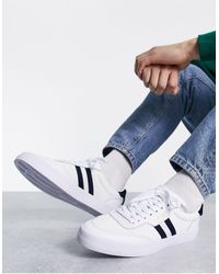 Polo Ralph Lauren Court 100 Luxe Leather Sneakers in White for Men | Lyst