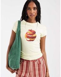 ASOS - Baby Tee With Spiral Apple Graphic - Lyst