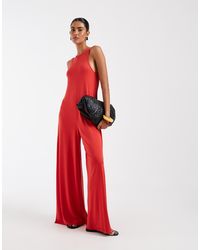 ASOS - Modal Jumpsuit With Pockets - Lyst