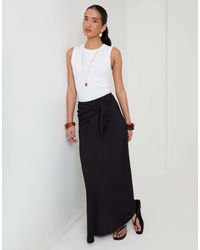 Threadbare - Tie Sash Midi Skirt - Lyst