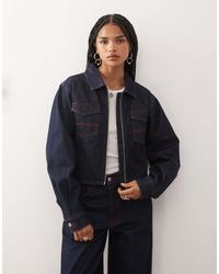 Collusion - Aansluitend Denim Jack - Lyst