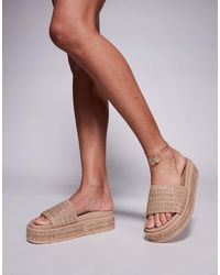 South Beach - Platform Sandal - Lyst