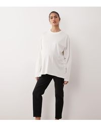 ONLY - High Waist Mom Jeans - Lyst