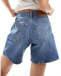 Levi's - High Waist Baggy Denim Shorts - Lyst
