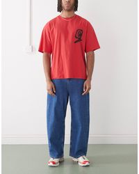 Reclaimed (vintage) - Barrel Leg Denim Jean - Lyst