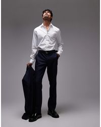 TOPMAN - Slim Suit Trousers - Lyst