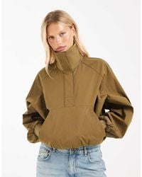 ASOS - Techy Opstaande Kraag Sportjack Met Trekkoord - Lyst