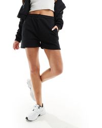 The Couture Club - Co-ord Emblem Raw Edge Shorts - Lyst