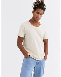ASOS T-shirt With Scoop Neck - White