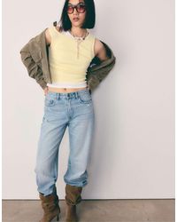 Stradivarius - Double Layer T-shirt - Lyst