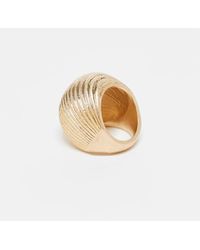 ASOS - Anillo Pulido Con Diseño Abombado Texturizado De - Lyst