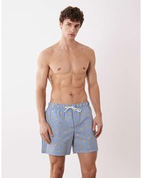 Jack & Jones - Lemon Print Swim Shorts - Lyst