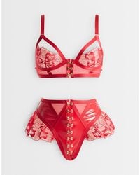 Ann Summers - Ecstatic Crotchless Set - Lyst